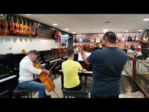 Hino - 334 “Há uma pátria perfeita...” | Piano Digital Roland GP-609 | Violino | Violoncelo