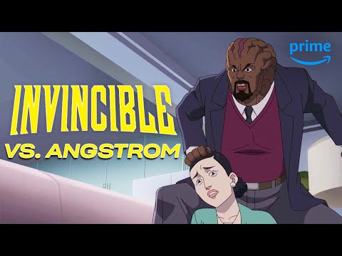 Invincible Saves His Mom From Angstrom Levy | Invincible | Prime Video