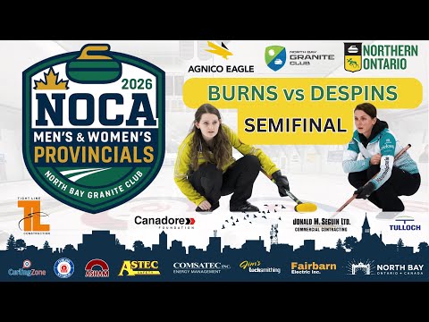 FEATURE: Krysta Burns vs. Robyn Despins - SEMIS - Northern Ontario Women's Curling Provincials [C]
