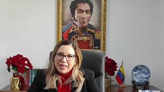 Поздравление от заместителя министра по делам Европы Министерства иностранных дел Боливарианской Рес
