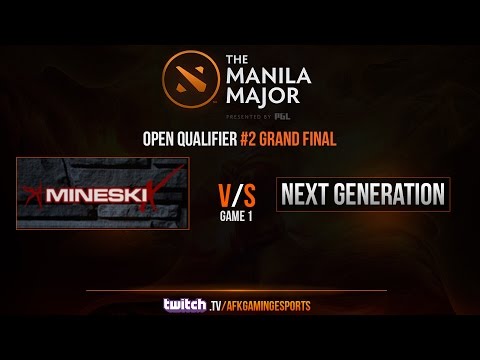 Manila Major SEA Open Quals #2 - GRAND FINAL - Mineski X  vs Next Generation - Game 2