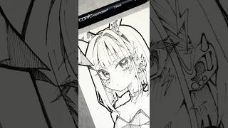 ⚡️毎日アナログ原画制作チャレンジ中！✍🏻 #アナログイラスト #drawing #animeart  #shorts