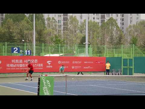 SEOUL CHALLENGER 2018 R1-Kim Young Seok(KOR) VS Jordan Thompson(AUS)