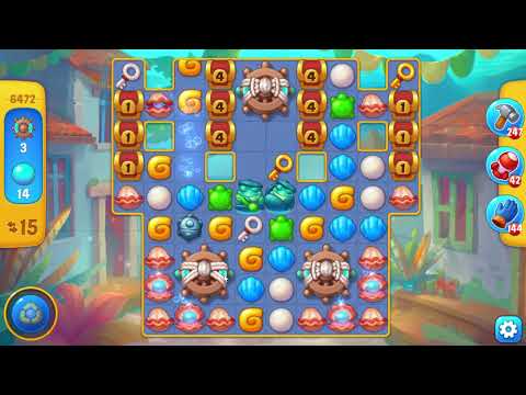 Fishdom 6472 Level - 16 moves - NO BooSTERS