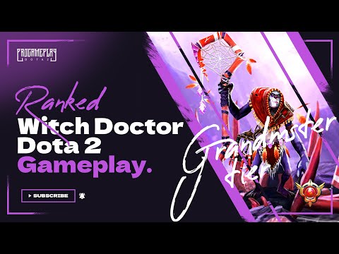 Grandmaster Tier Witch Doctor Dota 2 | Ranked Match | Gameplay