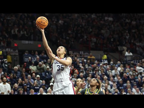 Azzi Fudd and Aubrey Griffin: UConn women's basketball postgame (Baylor) - 3/20/23