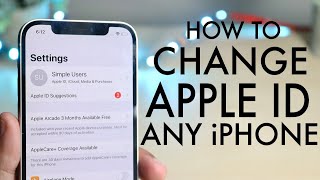 How To Change Apple ID Email On ANY iPhone!