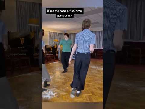 When the home school prom is going crazy.