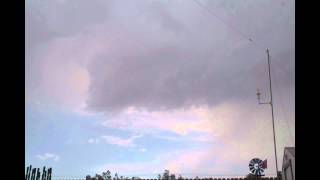 preview picture of video 'Aug 22 Weather Time Lapse w/Rotating Wall Cloud in Ridgecrest'