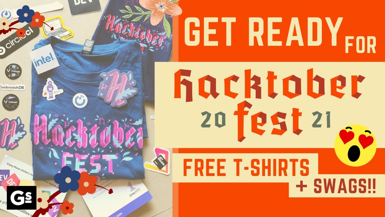 Get Ready for Hacktoberfest 2021 | Contribute to Open Source | Win free T-shirts & Swags!