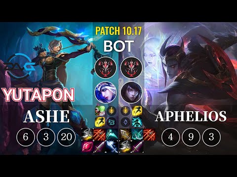 DFM Yutapon Ashe vs Aphelios Bot - KR Patch 10.17
