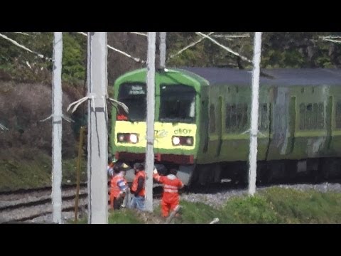 8510 Class DART Train number 8607 - Killiney Station, Dublin