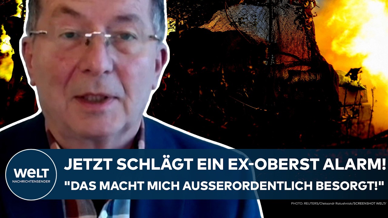 UKRAINE-KRIEG: Jetzt schlägt ein Ex-Oberst Alarm! "Das macht mich außerordentlich besorgt!"