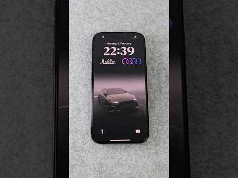 Transform your iPhone's screen into a perfection 🖼️Download our Audi live wallpapers now! #shorts