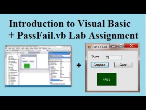 1st Visual Basic Lab Passfail