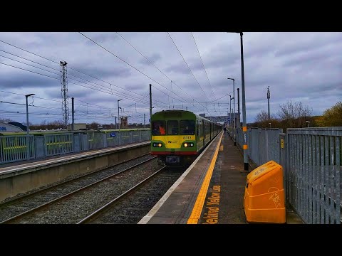 Ride on a 8300 class dart train 8313 from Clontarf Road~Conolly  7/4/2021