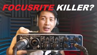 Video thumbnail for Behringer UMC 204 HD Review and Motu M2 Comparison by Dave Soltura - Voice Actor