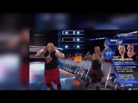 The Headbangers Return WWE SMACKDOWN 30 August 2016