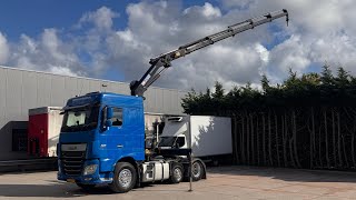 DAF XF 440 FTP Space cab 6X2 - Crane HMF 2120 k5 Remote - truck tractor | Image 4 - Autoline