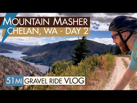 51 Mile Gravel Adventure Ride VLOG - The Chelan Mountain Rider & Epic Bike Punisher - Day Two