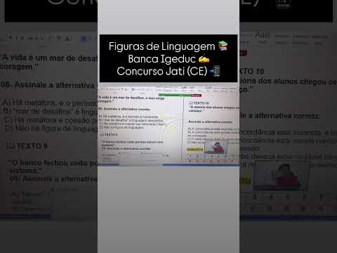 Figuras de linguagem - Banca Igeduc - Jati (CE) 📚