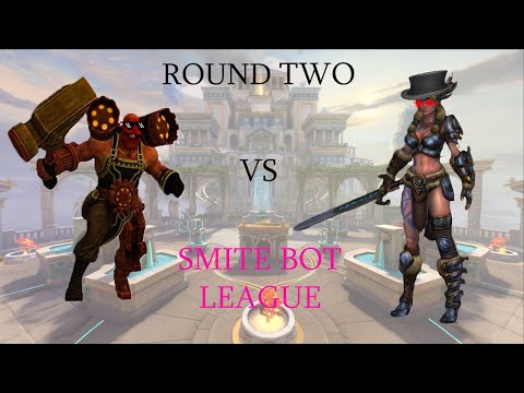 ROUND TWO HYPE! SMITE BOT LEAGUE VULCAN VS FREYA