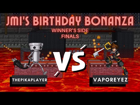 ThePikaPlayer (Chibi) vs. VaporeyeZ (Sora) - Winner's Finals - JMi's Birthday Bonanza