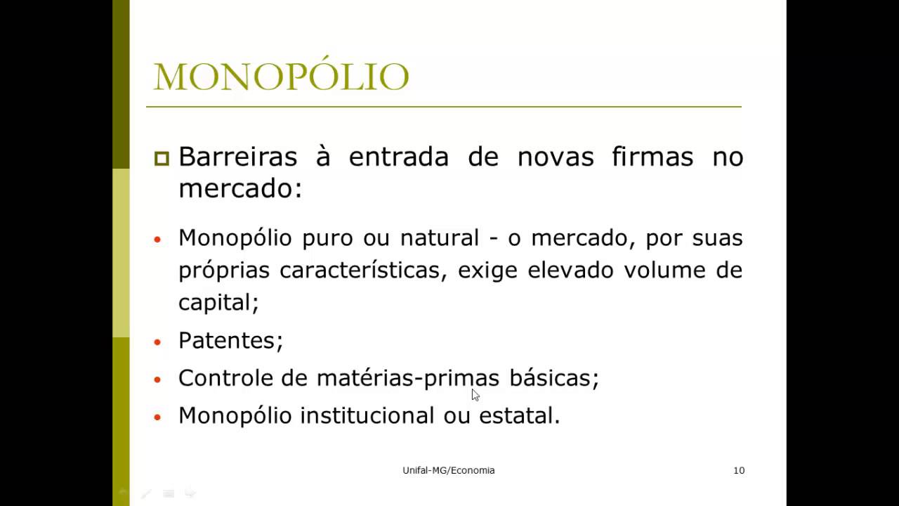 Estruturas de mercado