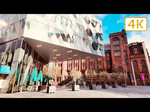 Spinningfields: A Morning Walk to Deansgate | Manchester City Centre | Virtual Walk