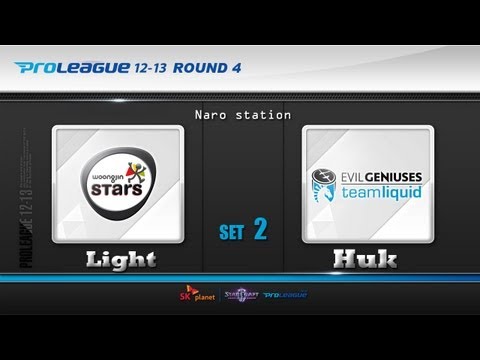 [0407] Light(Woongjin) vs Huk(EGTL) TvP 2SET  Narostation - Starcraft2,esportstv,SPL