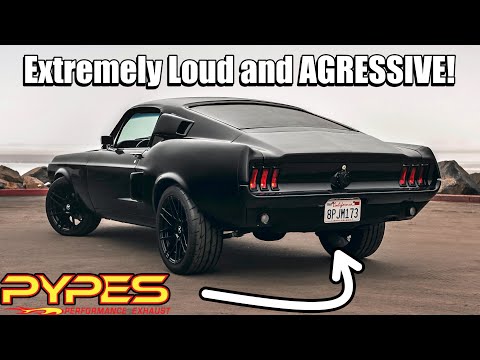 Installing the LOUDEST Exhaust on my 1968 Ford Mustang Fastback! 10x more aggressive! Episode 25