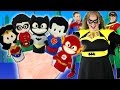 Superheroes Finger Family Song Superman Batman Spiderman Hulk More