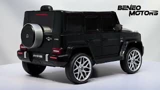 Auto elettrica per bambini Mercedes G AMG 12V | Con licenza | Beneo Motors | Batteria al litio | Tel