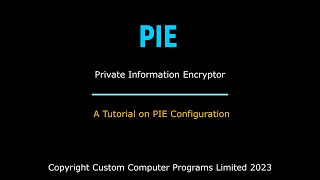 PIE - Configuration