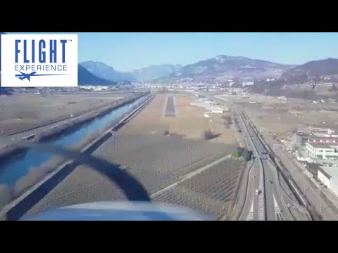 Cessna 172M SkyHawk - Trento Mattarello Airport - Final Runway 36 - Touch & Go - February 2022