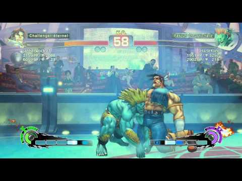 Ultra Street Fighter IV - T. Hawk (jabberwock93) vs Blanka (HarleKiini)