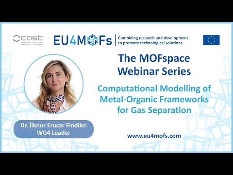 The MOFspace Webinar Series - Dr. İlknur Erucar Findikci