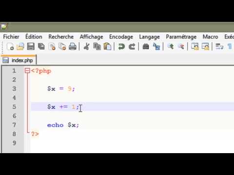 PHP 13 Les opérateurs d affectation