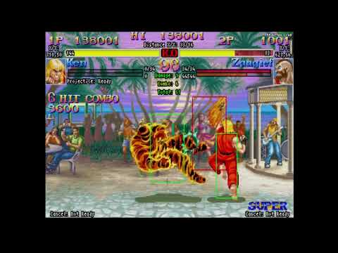 6 Hits Combo Old Ken SSF2X
