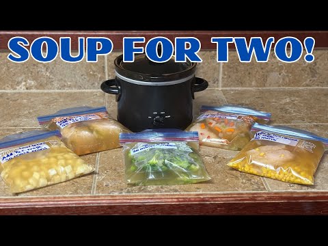 Crockpot Soup for Two | Easy Freezer Meals!