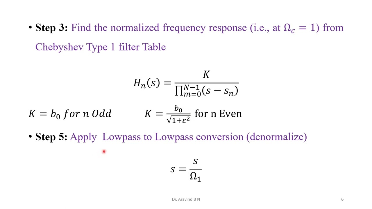 DSP Module 4_11 Analog Chebyshev Filter