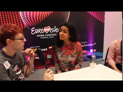 Interview: Aminata (Latvia) @ Eurovision 2015 first rehearsal | wiwibloggs