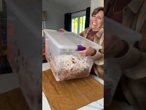 the biggest batch of puppy chow you have ever seen