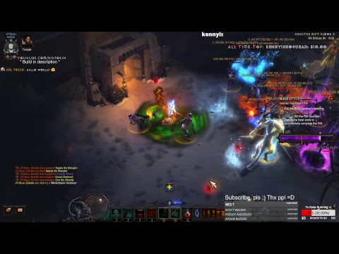 Diablo 3 2.6.0 Necromancer Rathma Skeletal Mage stream nik4kin 1080@60