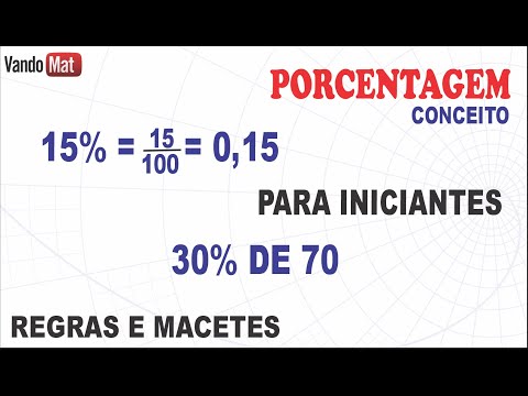 PORCENTAGEM PARA INICIANTES / CONCEITO, REGRAS E MACETES #concurso #encceja #enem #porcentagem