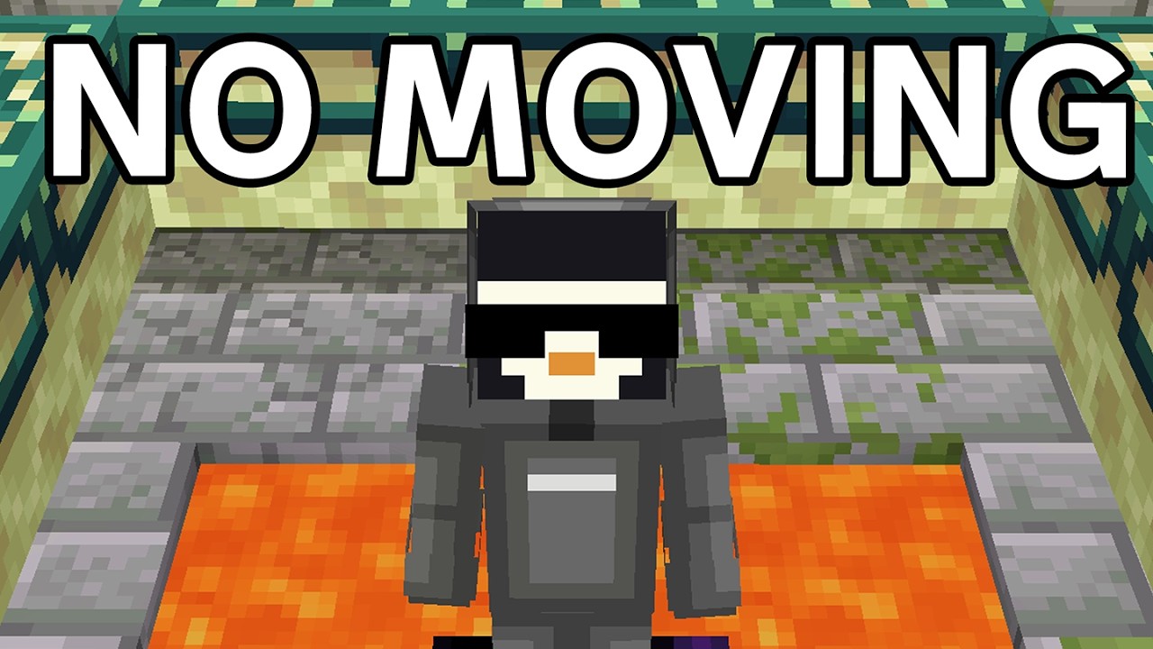Beating Minecraft Without Moving...