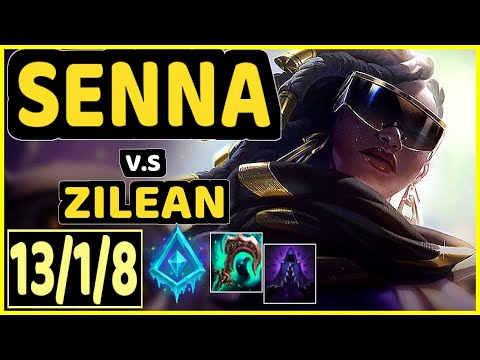PAPRYZE (SENNA) vs ZILEAN - 13/1/8 KDA BOTTOM SUPPORT CHALLENGER GAMEPLAY - OC