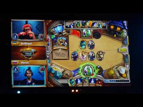「ハースストーン世界選手権」でPavel選手が3戦目を取った瞬間