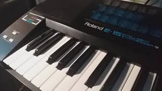 Video thumbnail for Roland E-15 MIDI Vanbasco by INTELLIGENT SYNTHESIZER