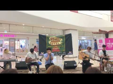 잔나비(JANNABI)_160604_Yellow(Cover)-Coldplay @몽키호텔 쇼케이스(코엑스)_Full Shot